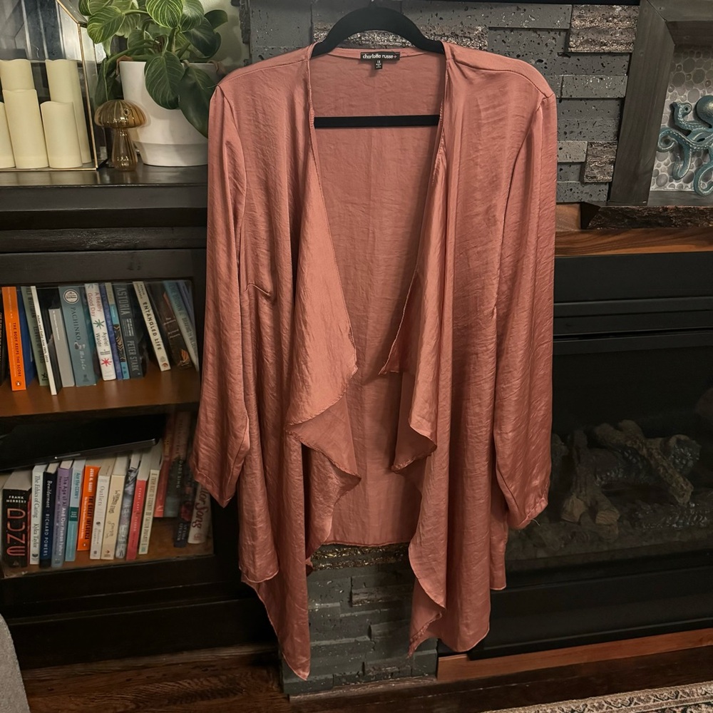 Charlotte Russe Silky Cardigan Kimono